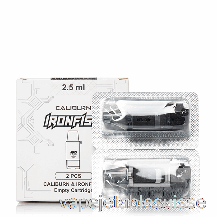 Vape Suisse Uwell Caliburn & Ironfist L Dosettes De Remplacement 2,5 Ml Caliburn Ironfist Pods